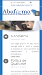 Mobile Screenshot of abafarma.com.br